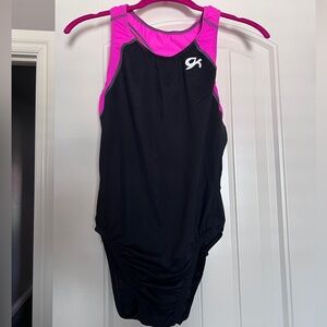 AXL GK black and hot pink leotard